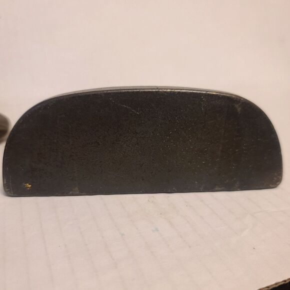 Vintage Cast Iron The Last Trail Bookends Marked 1930 Connecticut‎ Foundry  #902 - Picture 10 of 12